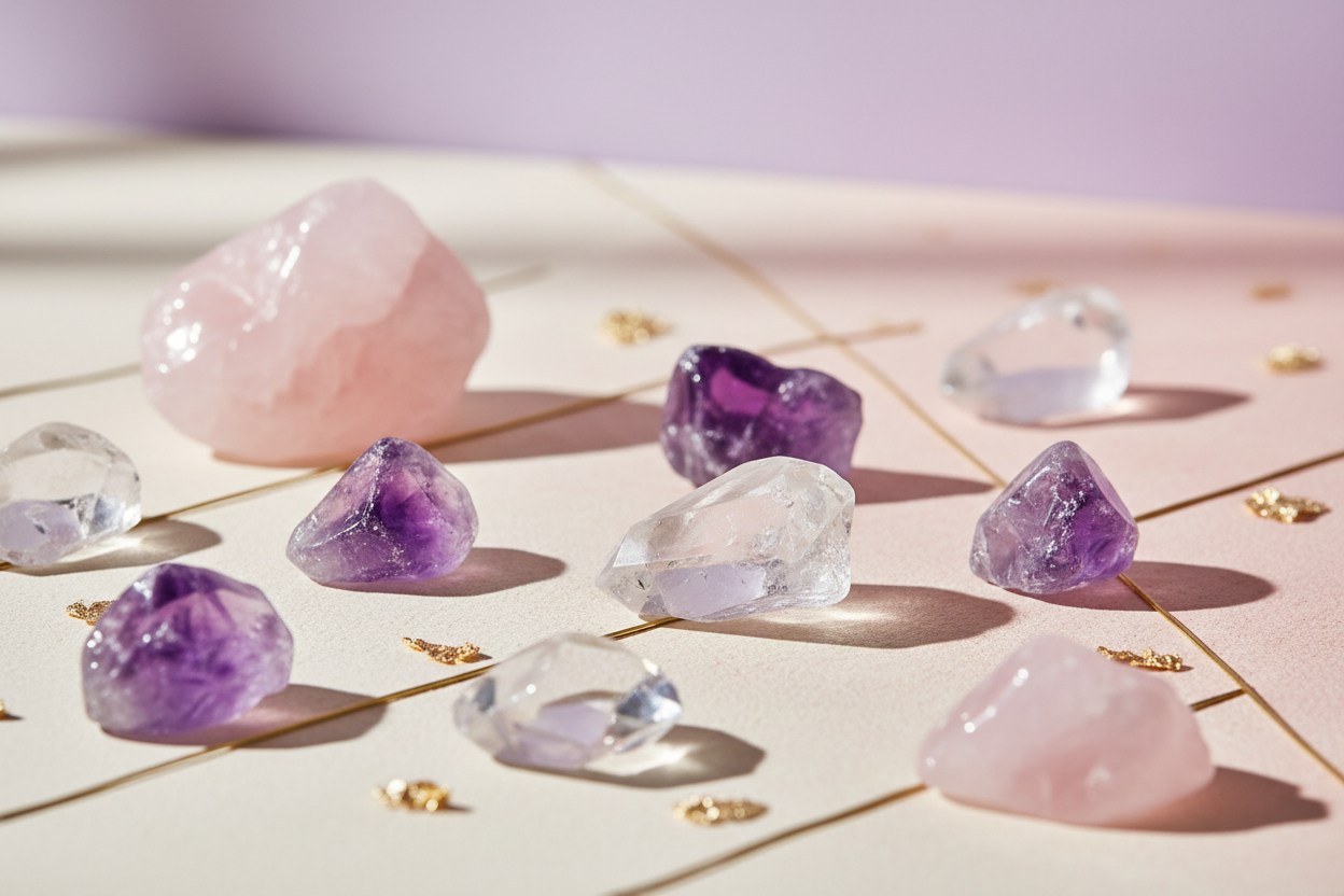 🌿 Lithothérapie : bienfaits des pierres naturelles pour le stress, le sommeil et le bien-être
