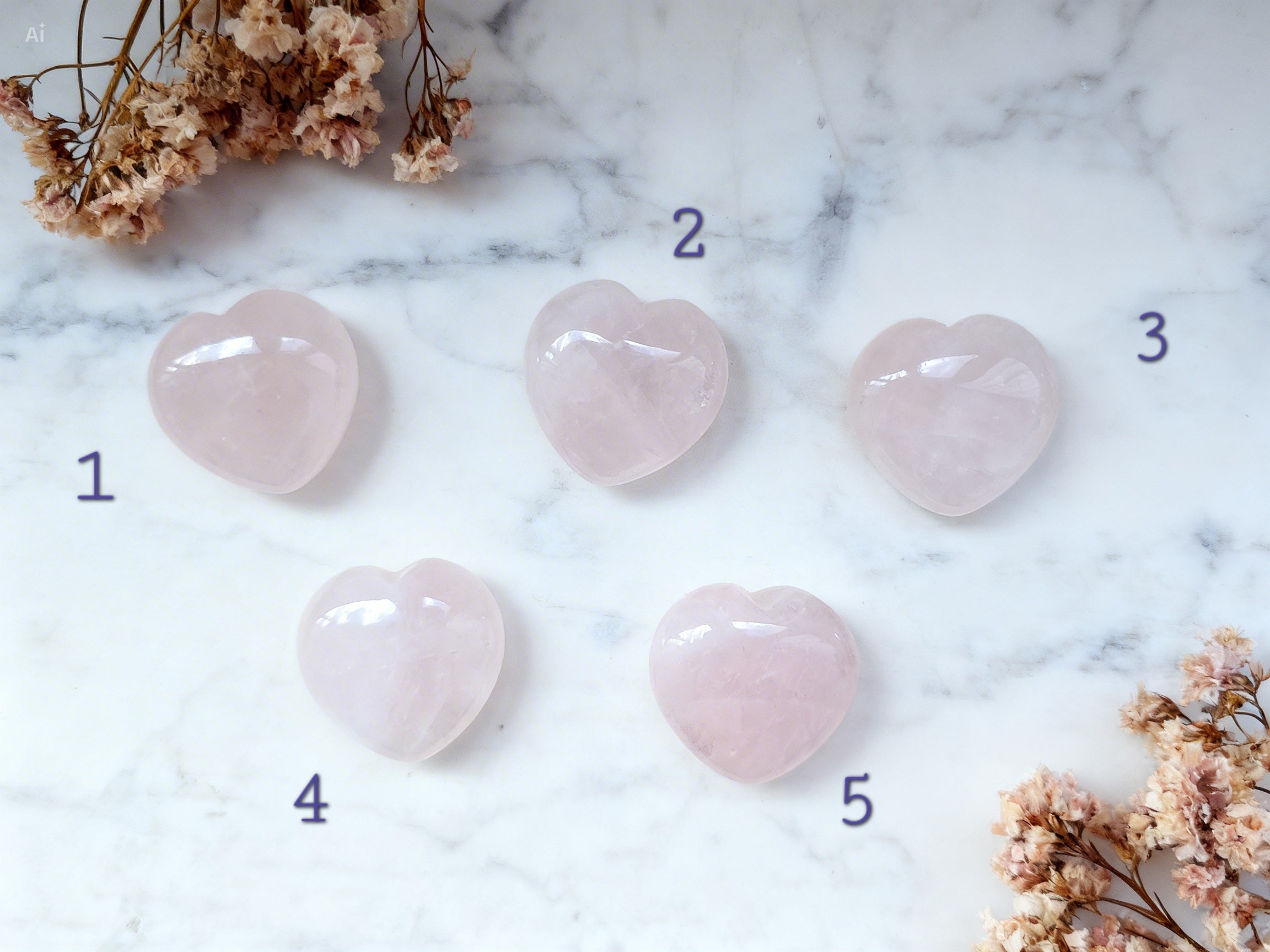 Cœur en Quartz Rose 30mm – Pierre naturelle, amour et apaisement