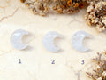 Lune en Cristal de Roche 30mm – Pierre naturelle, purification et énergie