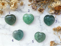 Cœur en Fluorine Verte 30mm – Pierre naturelle, clarté et apaisement