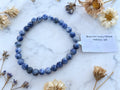 Bracelet 6mm Sodalite – Confiance & Clarté mentale
