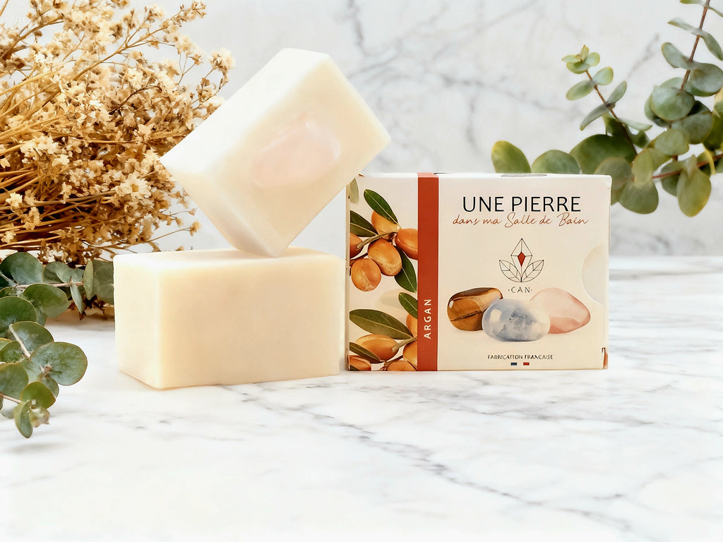 Savon Argan avec pierre naturelle