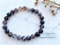 Bracelet 8 mm Agate Botswana Réconfort & Apaisement émotionnel