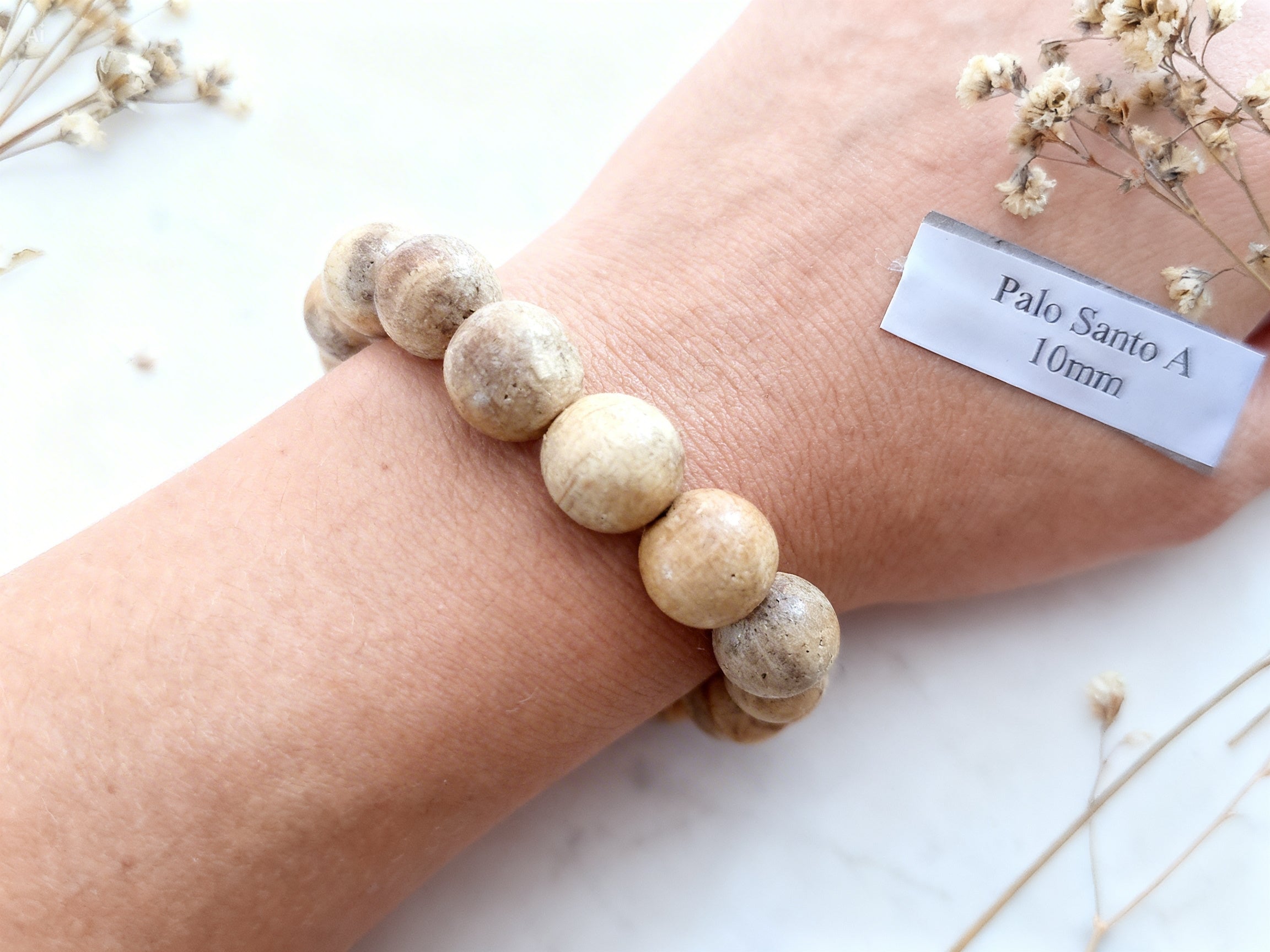 Bracelet 10 mm Palo Santo Purification & Énergie spirituelle